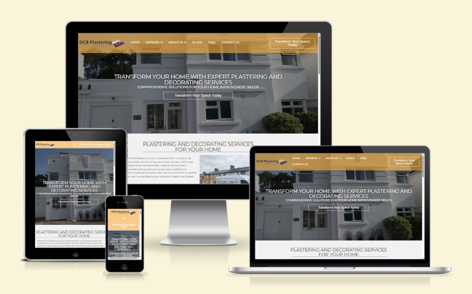 A Website For Your Business | dcb plastering