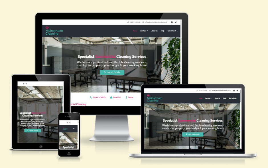 A Website For Your Business | mainstreamcleaning